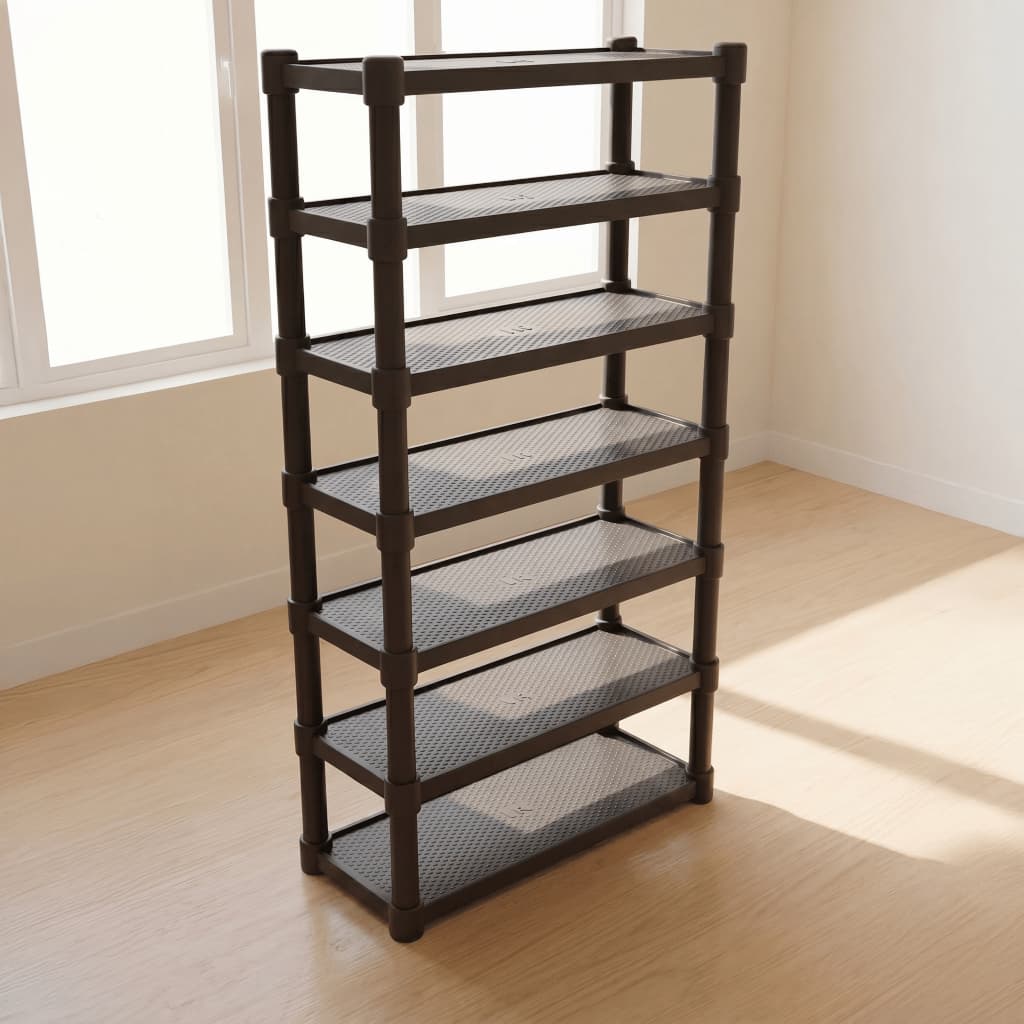 Estante Prateleira Modular Multiuso Organizadora Plástico Reforçado 7 Andares