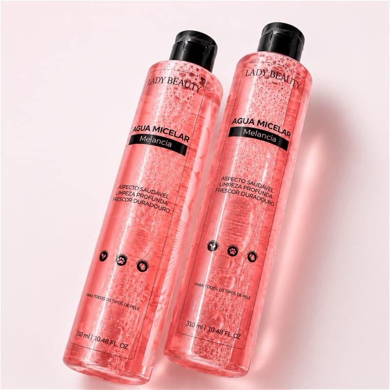 Água Micelar Lady Beauty – Limpeza e Hidratação Suave