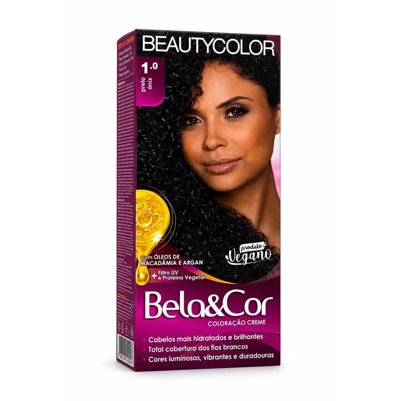 Kit Coloração Bela&Cor BeautyColor | Cores Vibrantes + Brilho Intenso + Cobertura Total dos Brancos