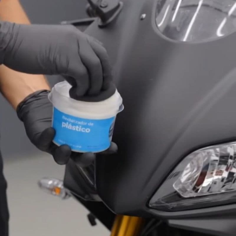 Revitalizador Cera Restauradora para plástico automotivo para-choque Retrovisores