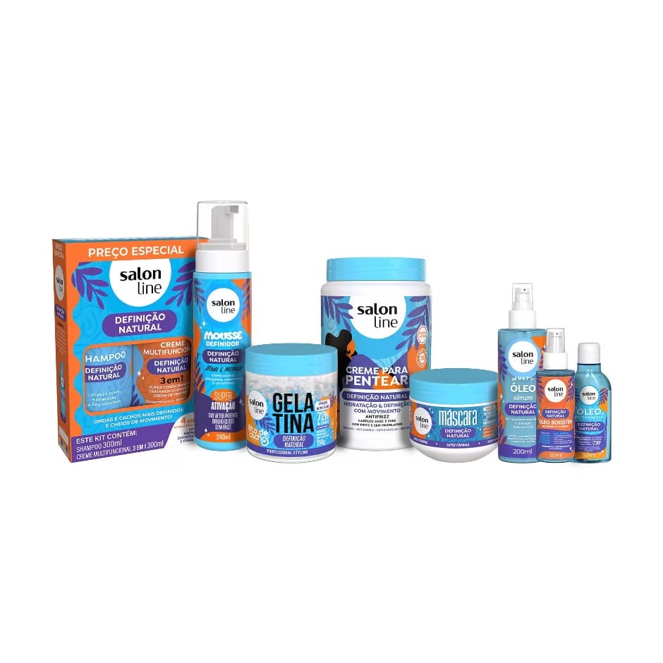 Escolha Seu Kit Definição Natural Salon Line Completo