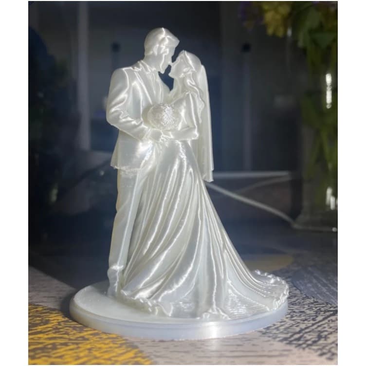 Topo de Bolo Casamento em PLA – Impressão 3D Alta Qualidade envio rápido