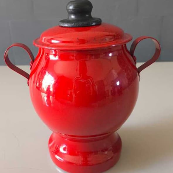 Açucareiro Diferente Formato Taça Alumínio Pintura Epóxi Premium Para Mesa Posta e Cantinho do Café