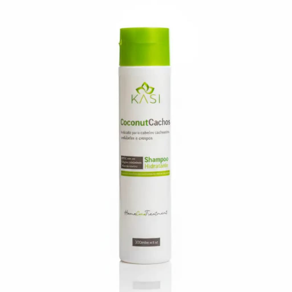 Shampoo para Cachos Coconut Kasi 300ml | Hidratação, Definição dos Cachos e Controle do Frizz .