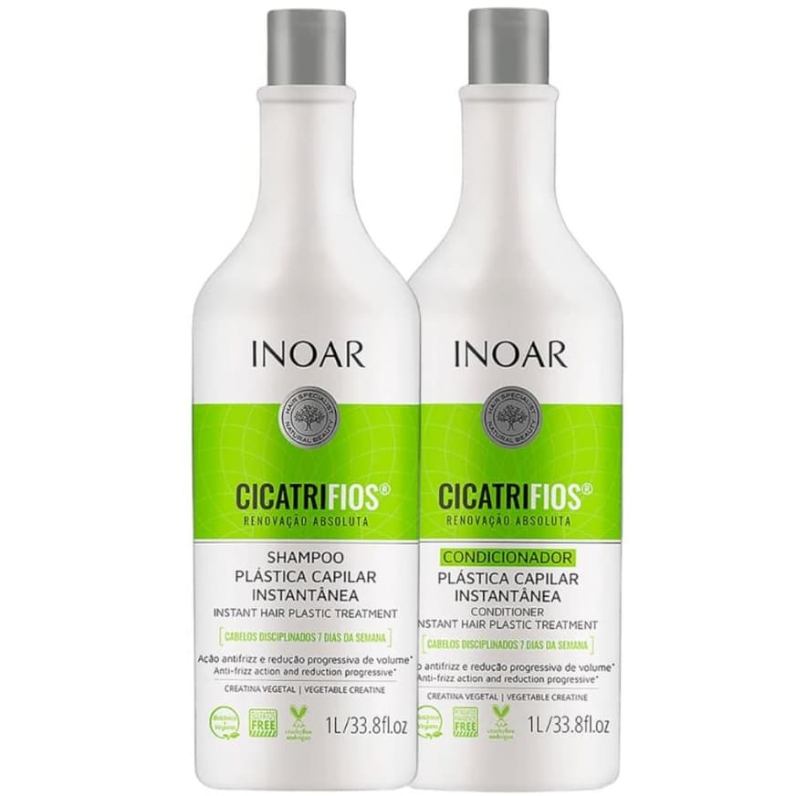 Kit Inoar Cicatrifios Shampoo e Condicionador 2x1L