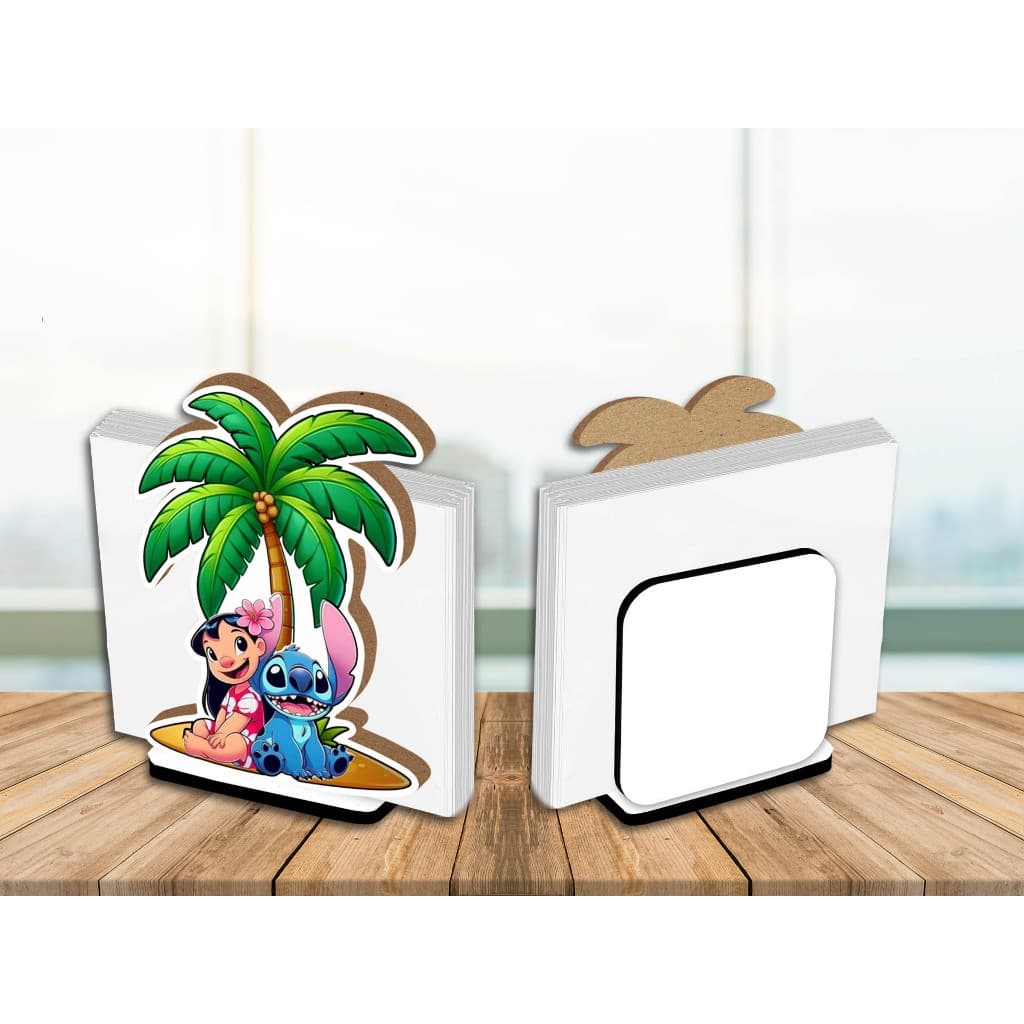 Kit 10 Centro de Mesa Porta Guardanapo Lilo e Stitch