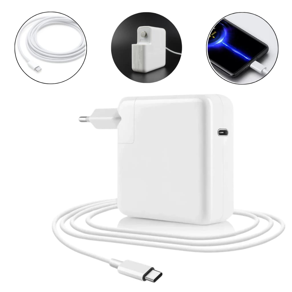 Carregador Para Mac  61W- Usb Tipo - C