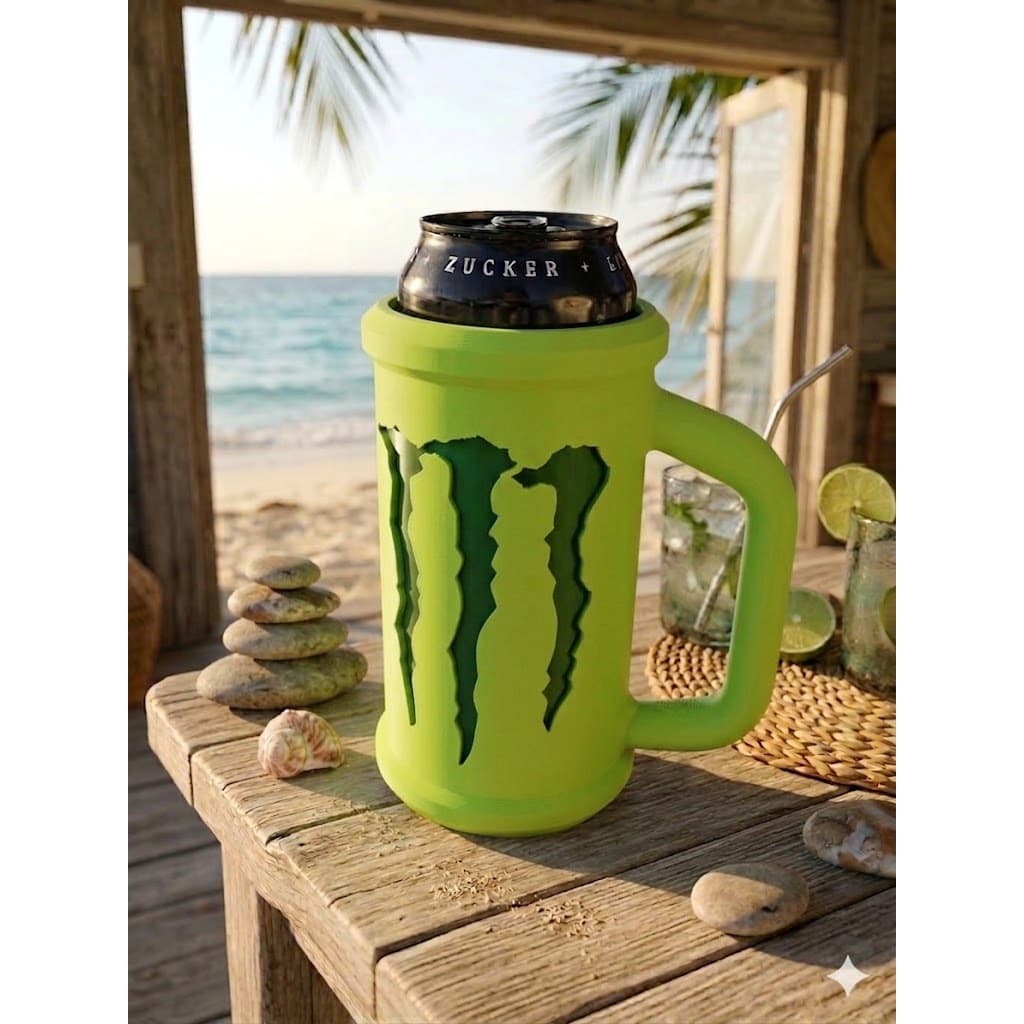 Suporte para Lata de Energético Monster 473ml - Caneca Porta Lata [Diversas Cores Disponiveis]