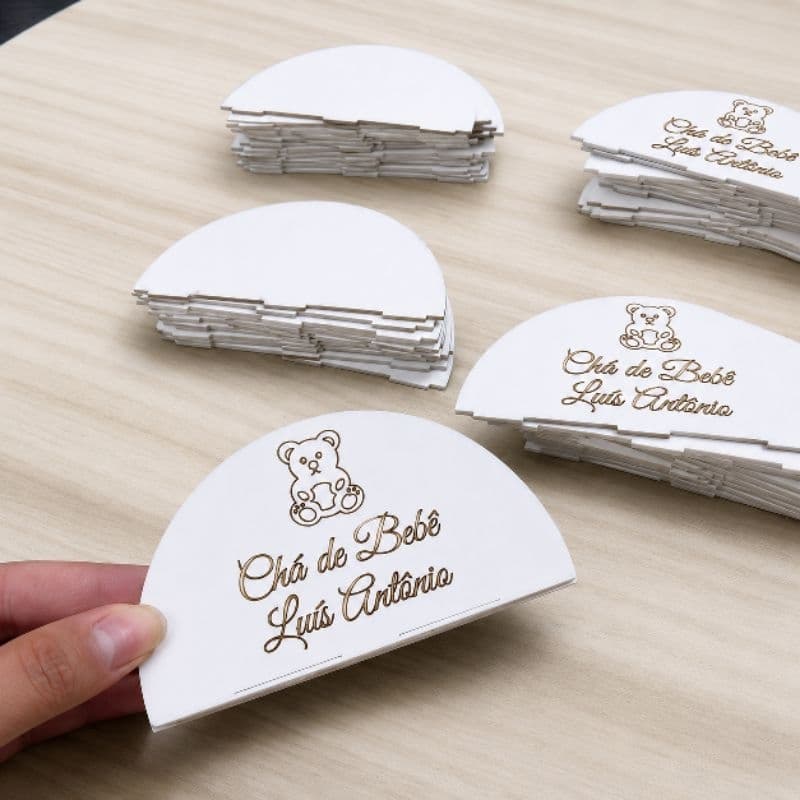 Porta Guardanapo Branco Personalizados
