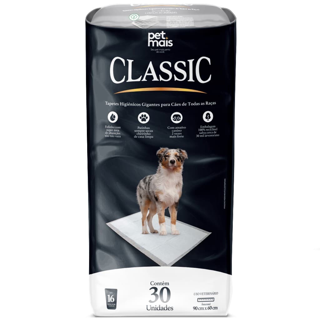 Tapete higiênico Classic 90X60 30 unidades