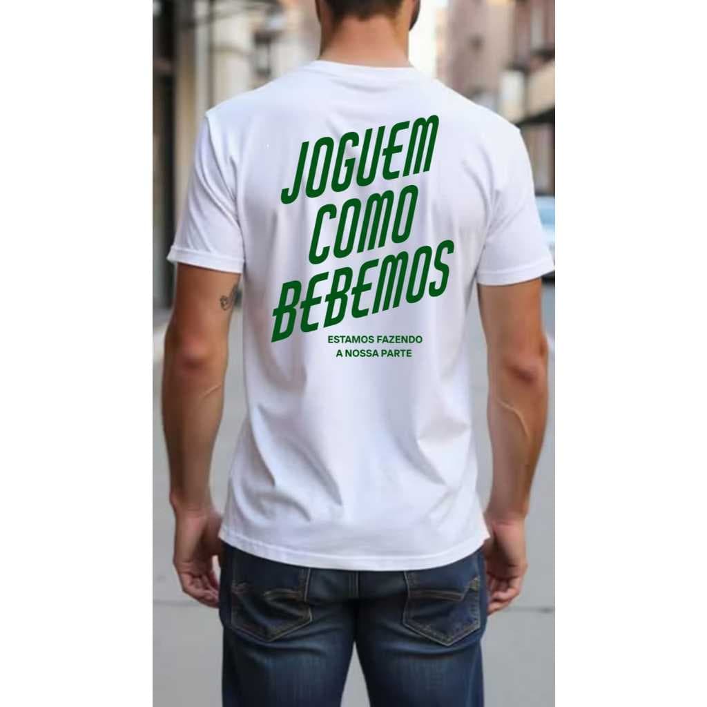 Camiseta Clássica Unissex Moda Frases Camisa Casual Brasileiro 100% Algodão Premium