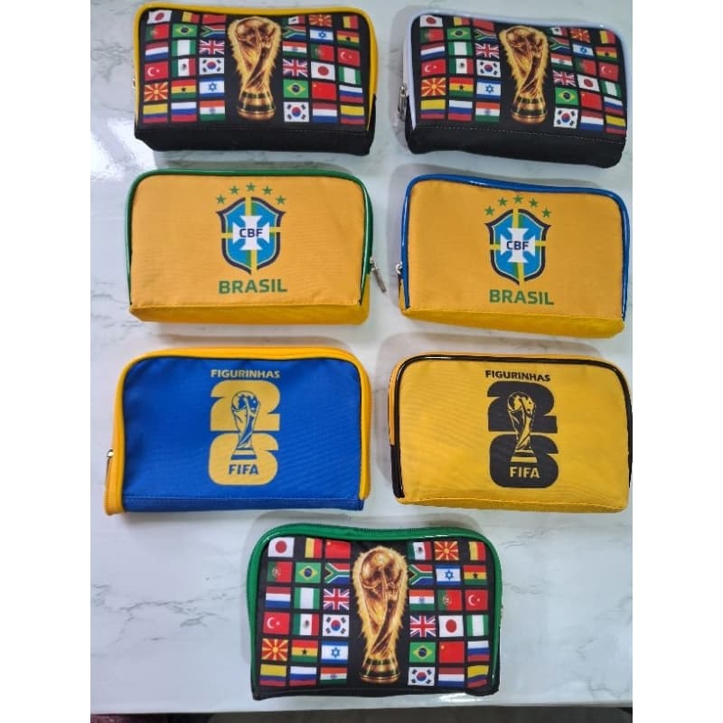 Porta figurinhas da copa personalizado