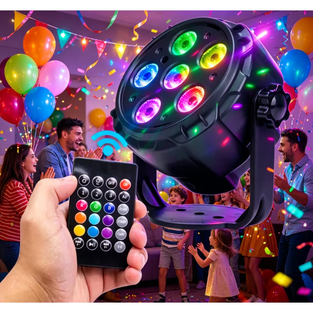 🌟 CANHÃO DE LUZ LED ILUMINAÇÃO VIBRANTE PARA FESTAS E EVENTOS! 🌟 7001
