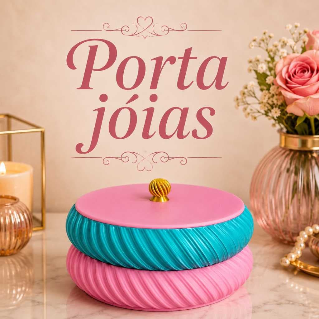 💖✨ Porta-Jóias Elegante – Organização e Charme para Suas Joias 💍