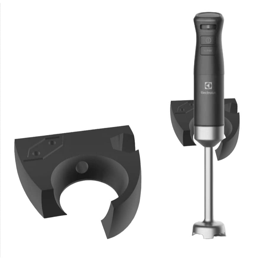 Suporte para mixer oster Preto com guarda cabo