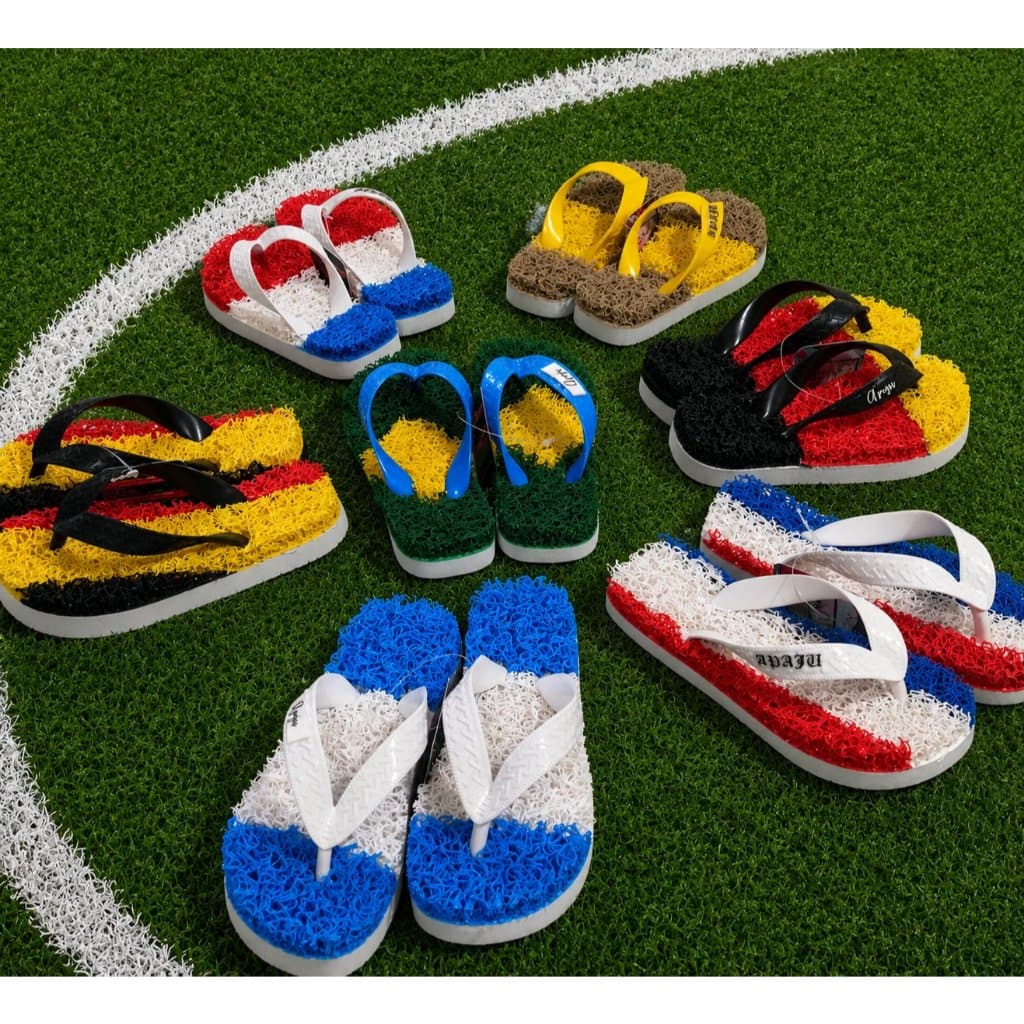 Chinelo Apaju Copa do Mundo 2026 – Capacho com Borracha, Super Macio, Antiderrapante e Terapêutico.