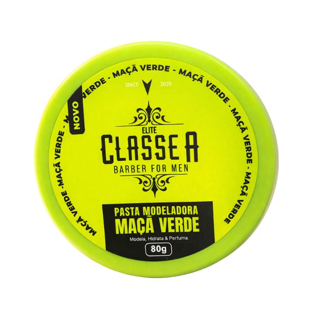Pasta Modeladora Maçã Verde Classe A 80g Fixação Modelagem