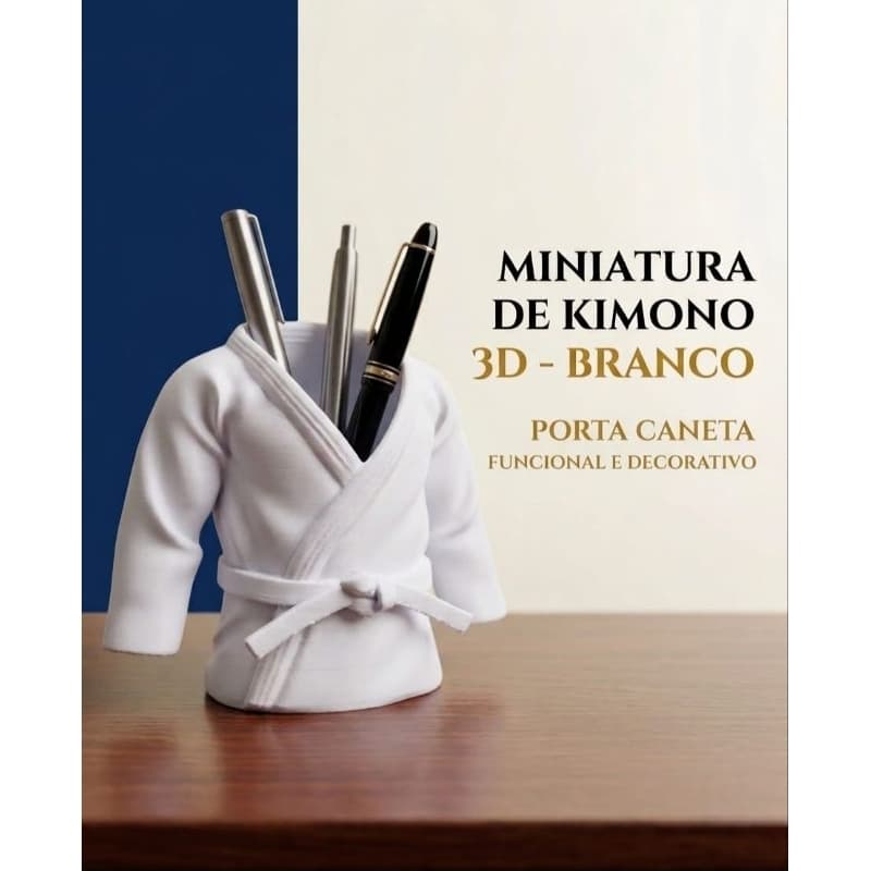 Porta Caneta Lápis Kimono Jiu-Jitsu