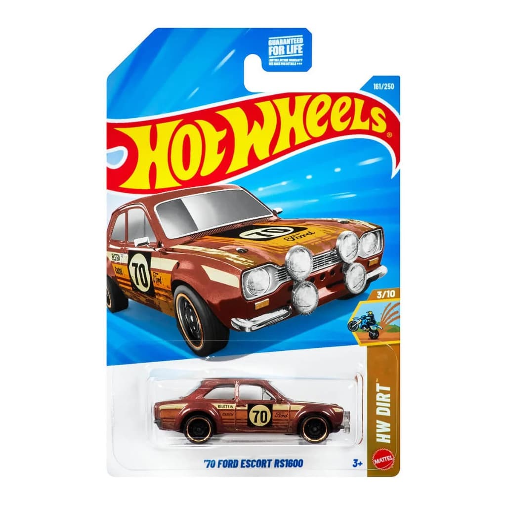Carrinho Hot Wheels 70 Ford Escort RS1600 - JJK08