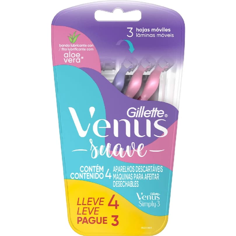 APARELHO DE BARBEAR GILLETTE VENUS LEVE 4 E PAGUE 3