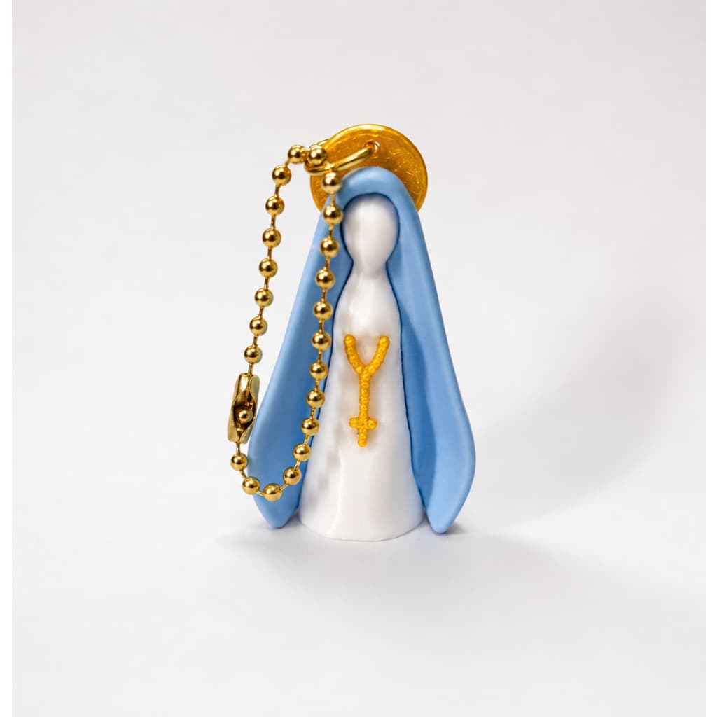 Chaveiro Nossa Senhora Aparecida Miniatura 4,5cm Presente