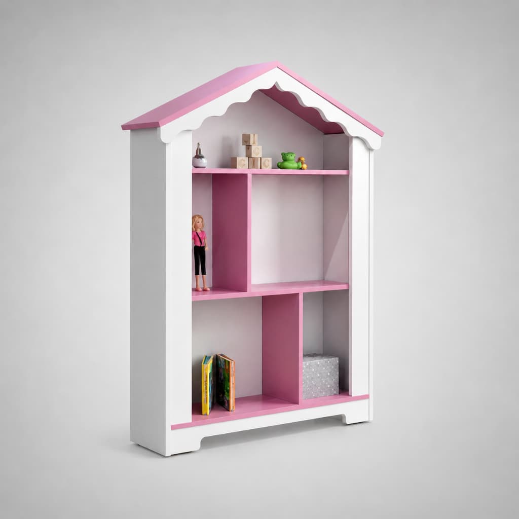 Estante Organizadora de Brinquedos Quarto Infantil Menina Blogueirinha MDF