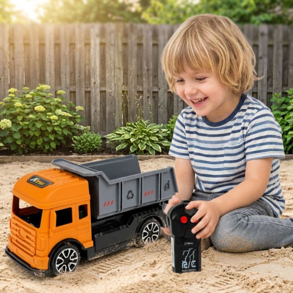 Caminhão Caçamba Basculante De Controle Remoto Truck Brinquedo Infantil