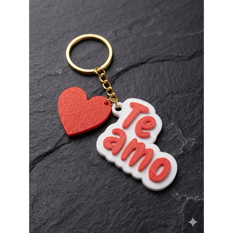 Chaveiro te amo com coração | Dia dos namorados | Presente | Lembrancinha