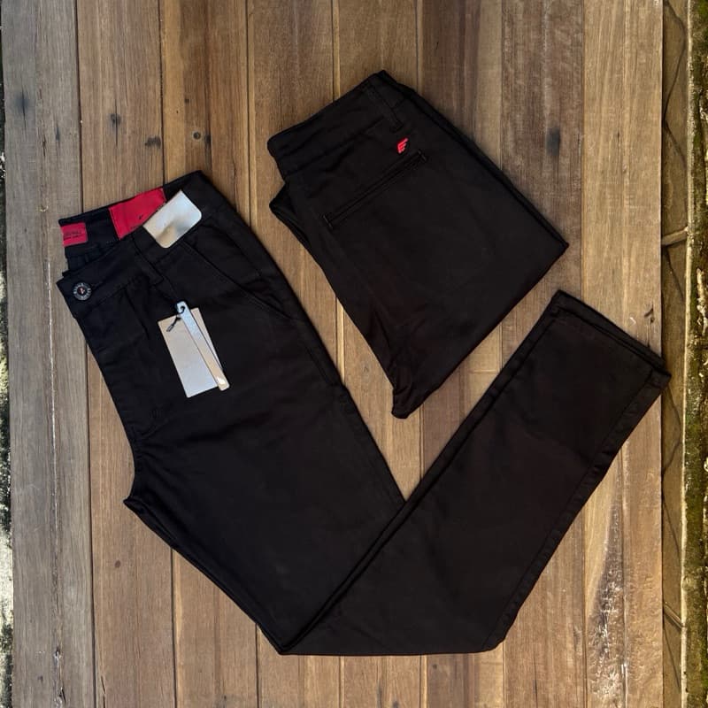 Calça Sarja/Esporte Fino Masculina Premium Com Elastano MRJ