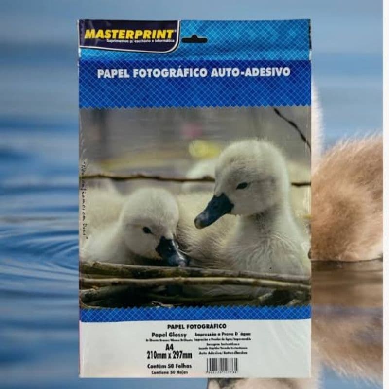 papel fotográfico auto-adesivo 80g