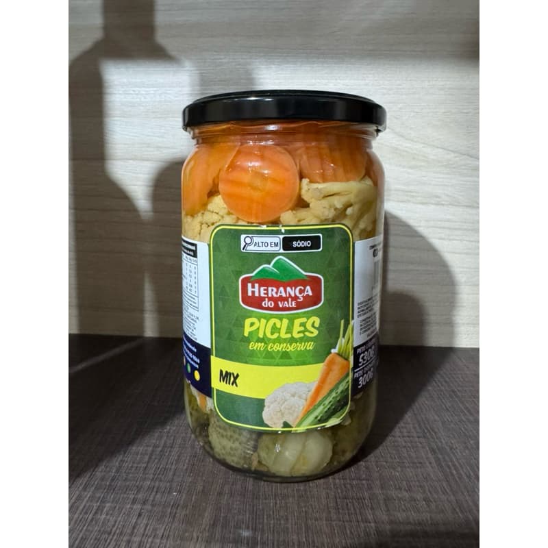 Picles em conserva mix 300g