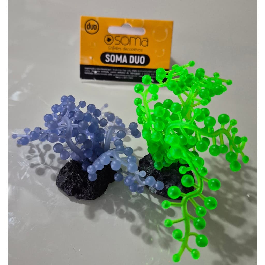 Enfeite Aquário Silicone Alga Ulva Unidade