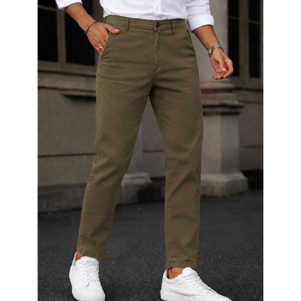 Calça Masculina Sarja Slim com Elastano – Super Confortável | 36 ao 48 | Preço de Fábrica