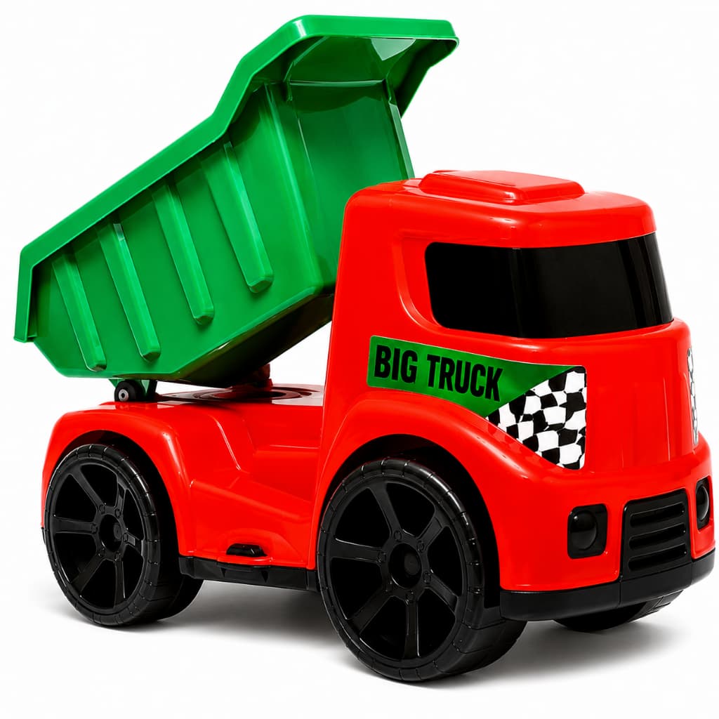 Carrinho Caminhão Infantil De Brinquedo Basculante Caçamba Articulada 16 cm Com Rodas Grandes livre