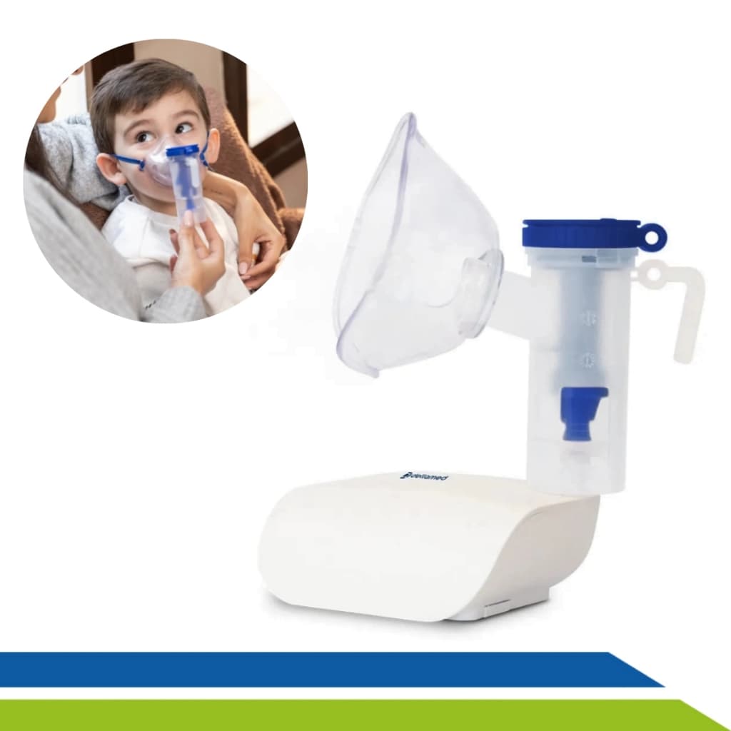 Inalador Nebulizador Compressor de Ar Comprimido Infantil Adulto Gripe Sinusite Bivolt