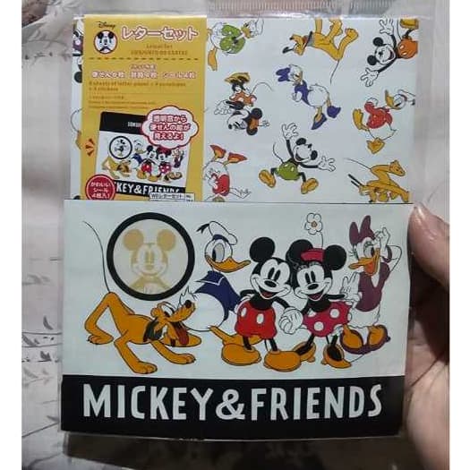 Papel De Carta Coleção Letter Set Disney Personagens