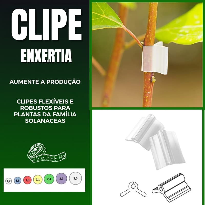 Clipes De Enxerto Especiais , Suporte De Plantas Brancas De Plástico , De Mudas De Flores De Vegetais 1.000 peças