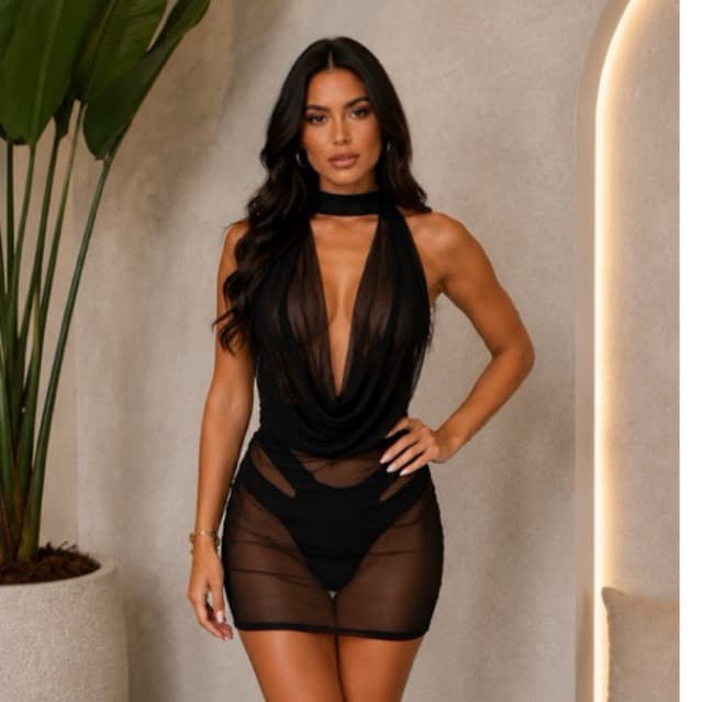 Saída de praia tule, para praia e a ocasional na praia ou piscina ref 2539
