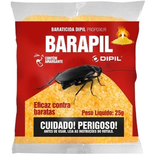 Barapil Isca Granulada 25g Mata Baratas Rápido Eficaz