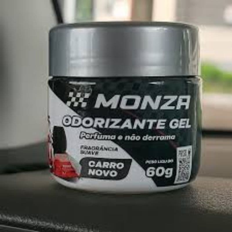 KIT 2 UNIDADES Cheirinho para carro em Gel - MONZA/PÉROLA - CARRO NOVO  - 60g, odorizador para carro