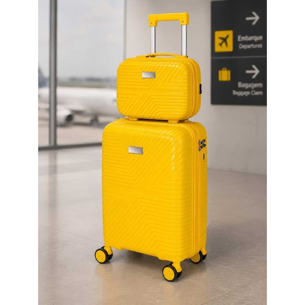 Kit Mala de Viagem 30L + Frasqueira Plástica 10L Personalizado