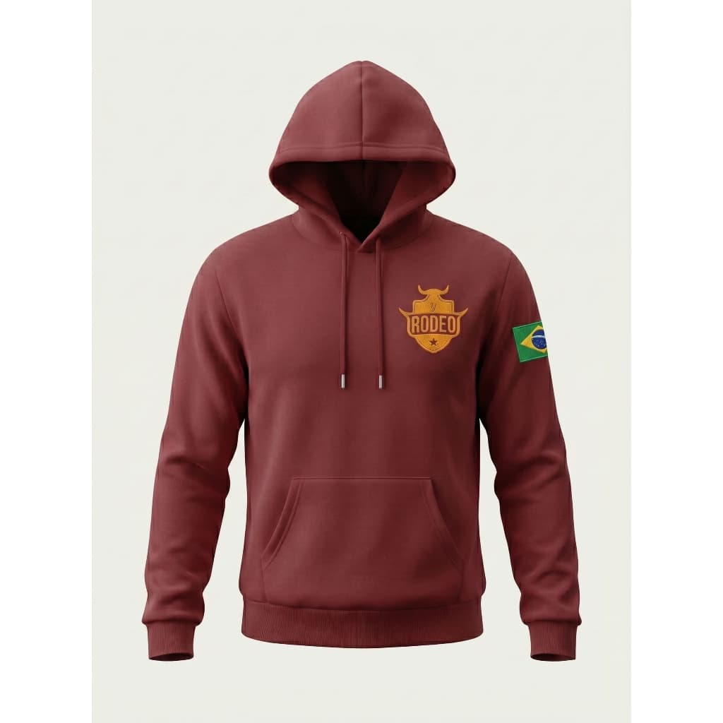 Casaco Moletom Canguru Masculino Com Capuz Lançamento Moda Country