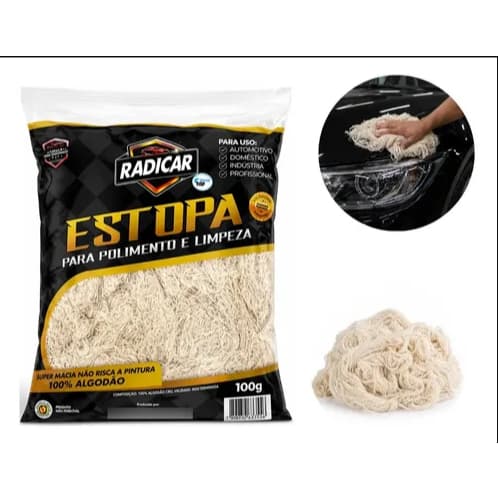 Estopa para polimentos Radicar 100g - Aromasil