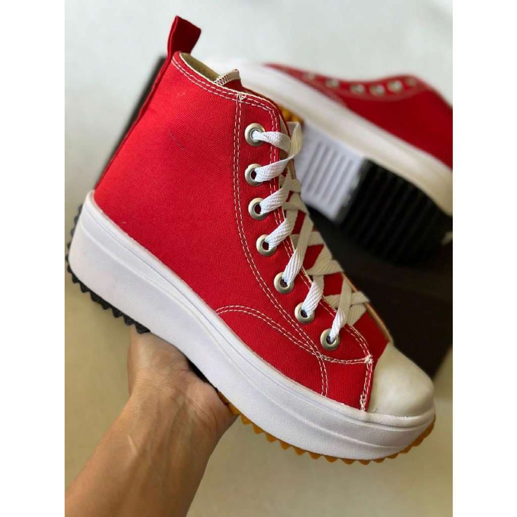Tenis bota botinha casual plataforma