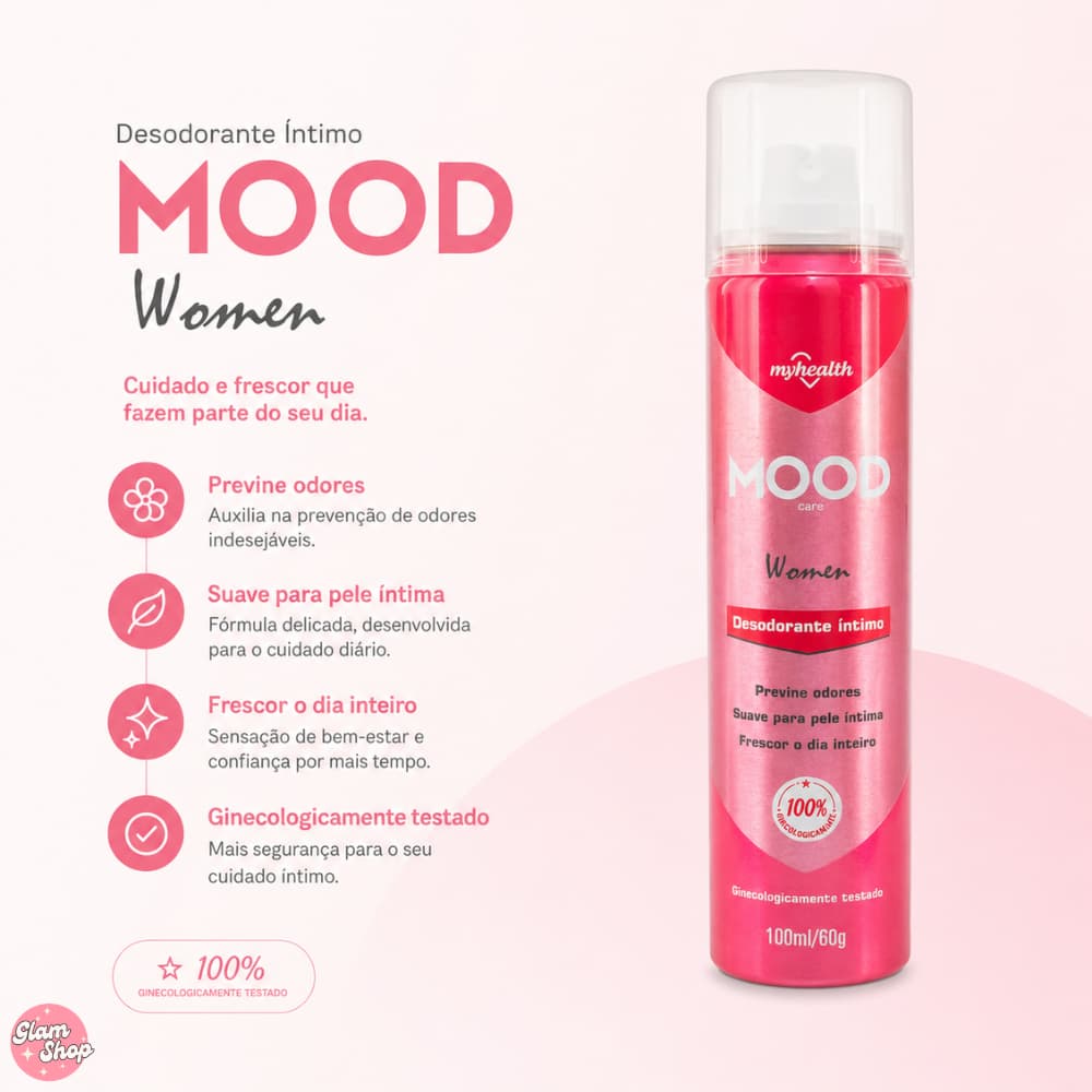 Desodorante Intimo Mood Aerosol 100ml Refrescante