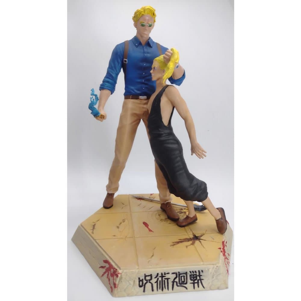 Action Figure Kento Nanami vs Shigemo Haruta – Jujutsu Kaisen | 20 cm | Pintado à Mão