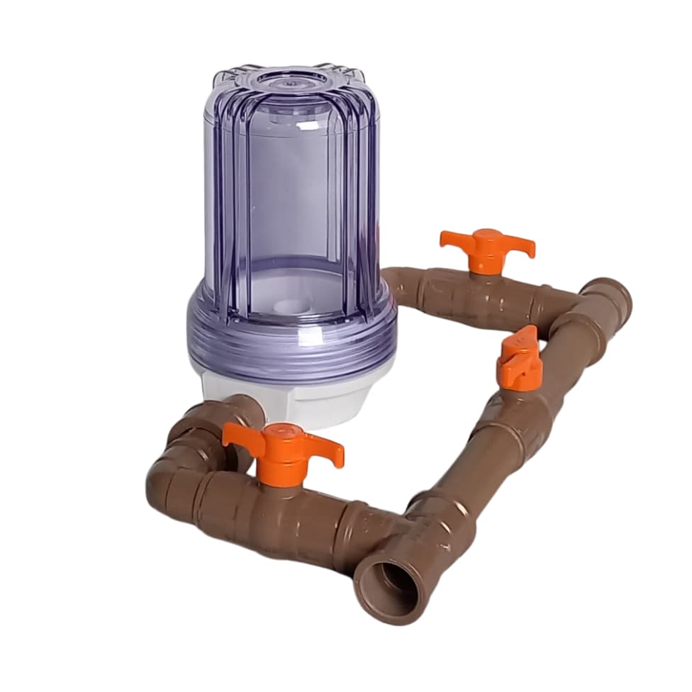 Clorador De Pastilhas Dispensador de cloro Dosador para poço e ponteira tubulação de 25mm