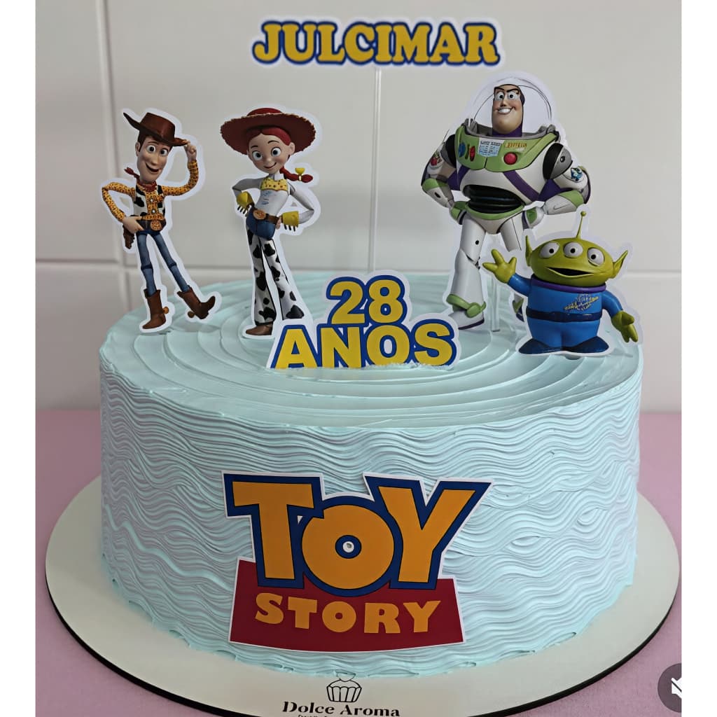 Topo De Bolo Especial Tema Toy Store