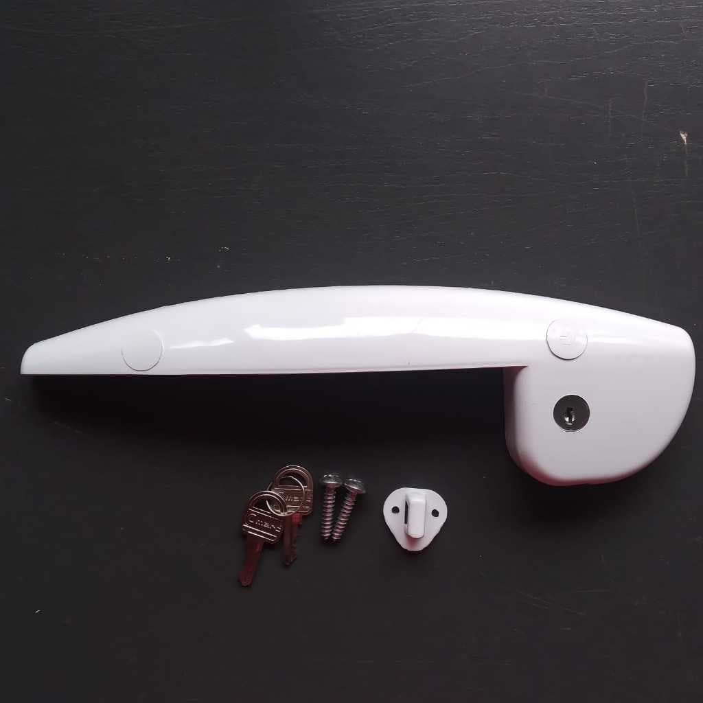 Kit 2 puxadores de tampa cega de frezeer Fricon com chave