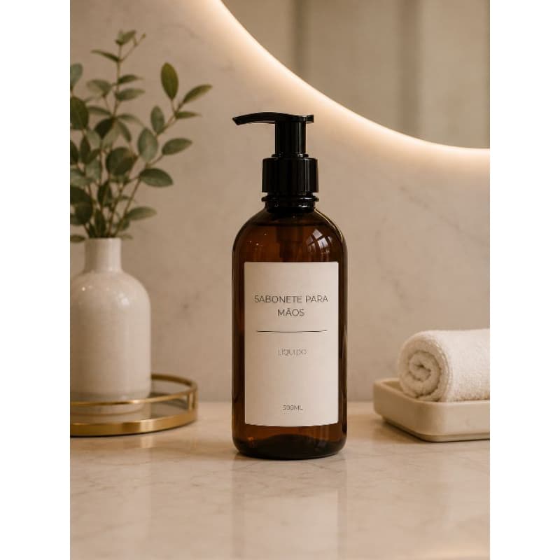 Kit Individual Premium – Frasco Âmbar 500ml
